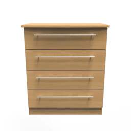 Sherwood Chest of Drawers Natural 4 Drawers 77cm