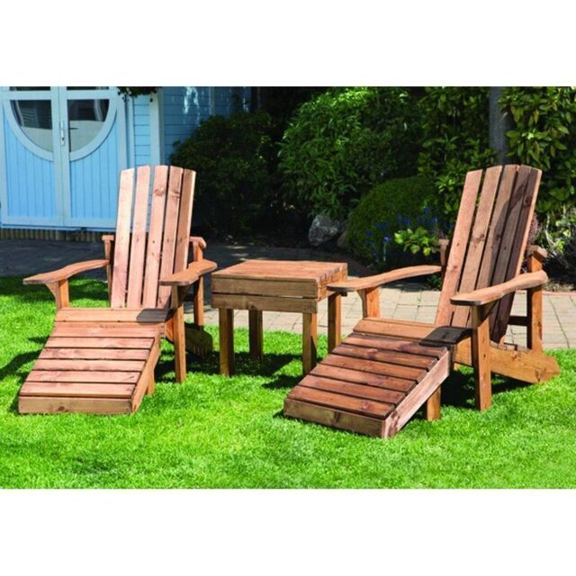 Scandinavian Redwood Garden Relaxer Set by Charles Taylor - 2 Seats