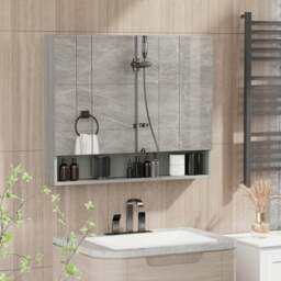 kleankin Bathroom Mirror Cabinet