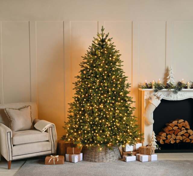 Christmas Tree Fairy Lights Multifunction Gold Outdoor 2000 LED - 49.97m