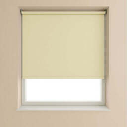 Blackout Roller Blind Oyster - 90cm Width