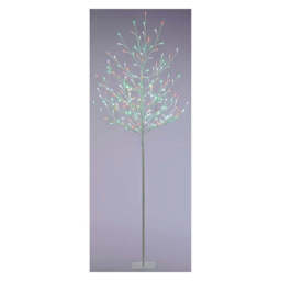 6 Foot Christmas Tree Light Feature Multicoloured Jolly Holly
