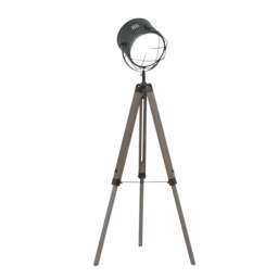 Industrial Style Adjustable Tripod Floor Lamp for Living Room Bedroom