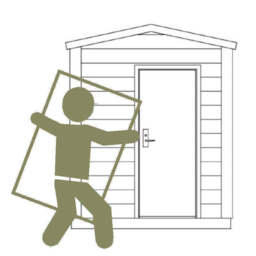 "Optional Assembly For Shire Gazebo 7' 1"" x 6' x 2"""
