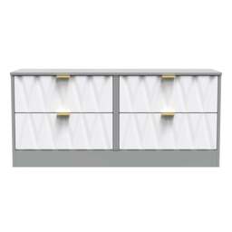 Las Vegas F Large Chest of Drawers Grey 4 Drawers 40cm