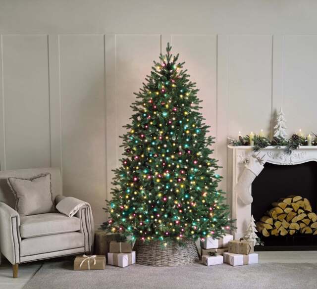 Christmas Tree Fairy Lights Multifunction Multicolour Outdoor 2000 LED - 49.97m
