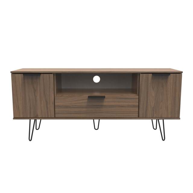 Hong Kong C TV Unit Oak 1 Shelf 1 Drawer 2 Doors 39cm