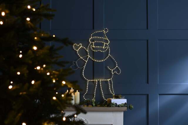 Christmas Decoration Feature Light Animated Warm White Outdoor 320 LED - 79cm