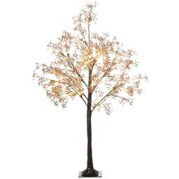 4ft Gypsophila Christmas Tree Light Feature Black with LED Lights Warm White