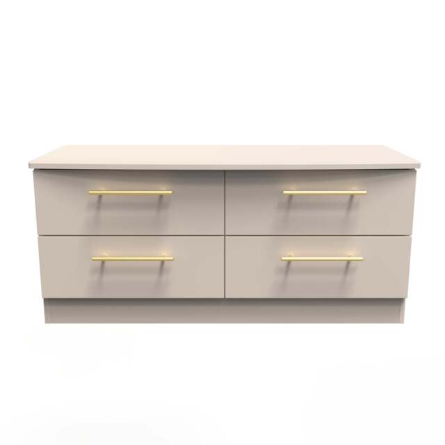 Haworth Large Chest of Drawers Off-White 4 Drawers 112cm
