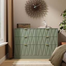 Las Vegas F Large Chest of Drawers Not Applicable 6 Drawers 115cm