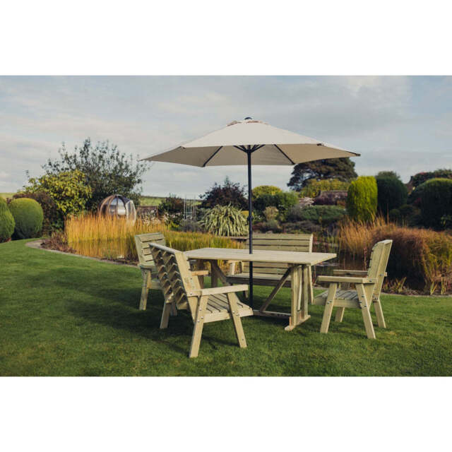 Clover Garden Patio Dining Set by Churnet Valley - 6 Seats - CLOT102