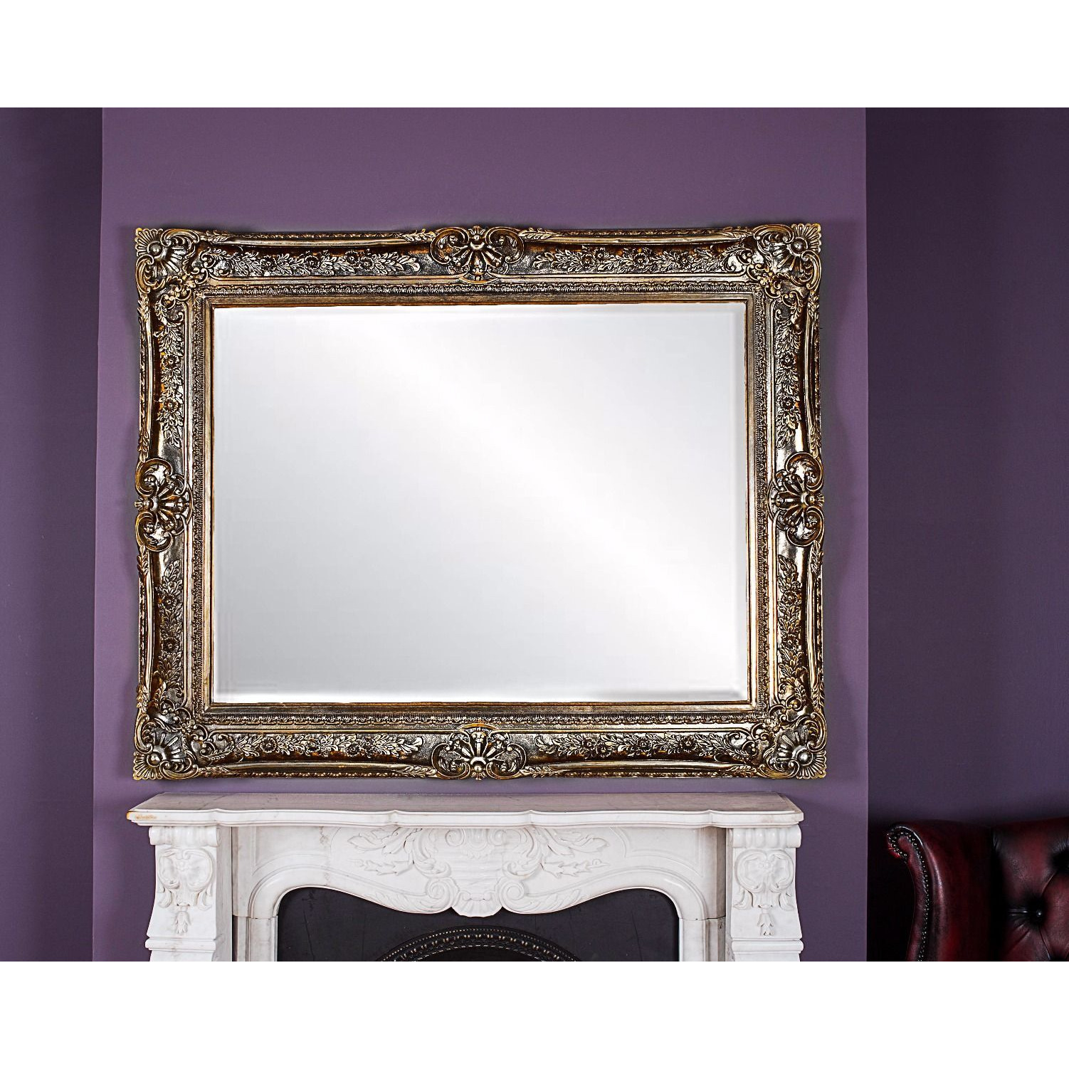 Toulouse Champagne Rectangular Mirror