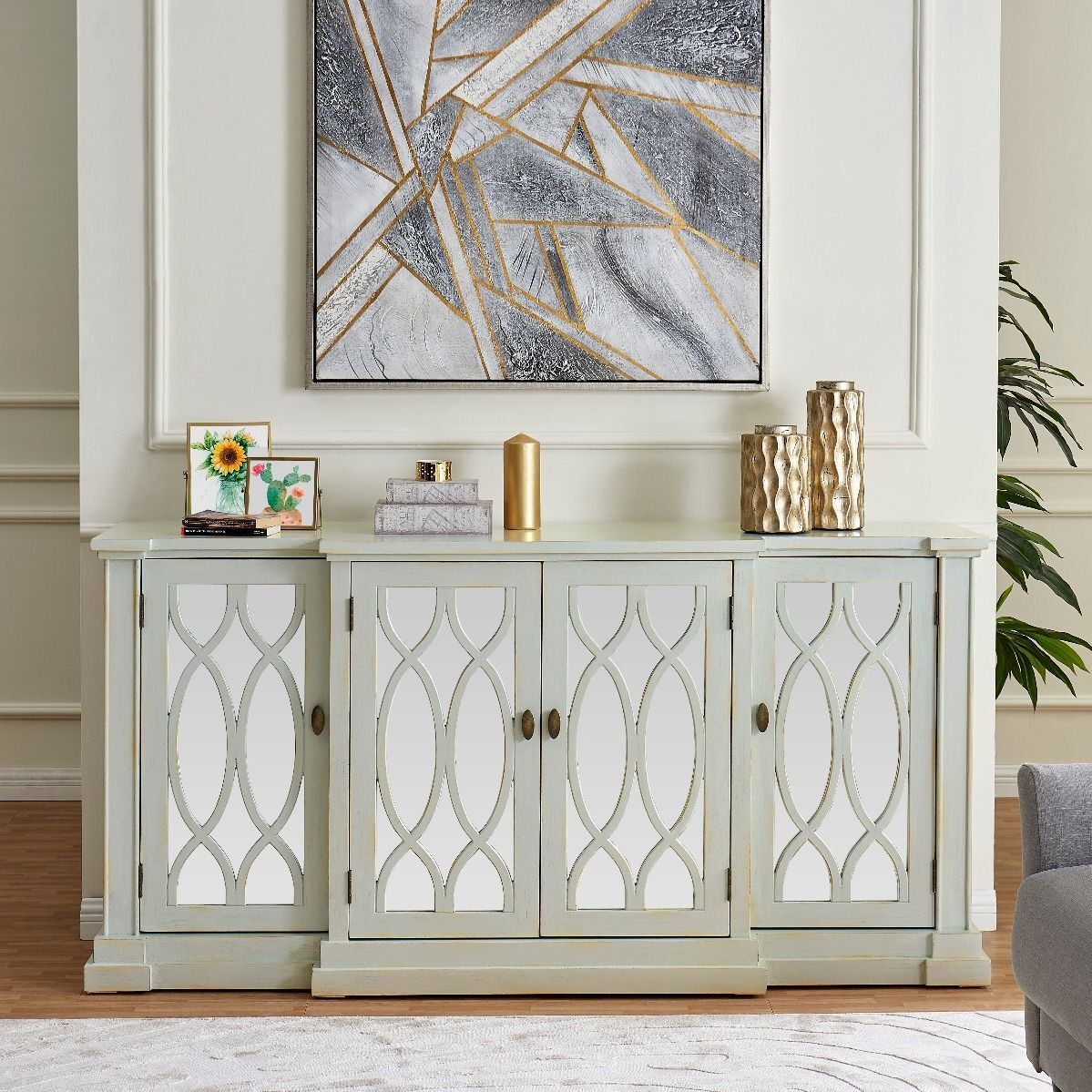 Modena Aged Grey Sideboard