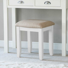 Chester White Painted Dressing Stool