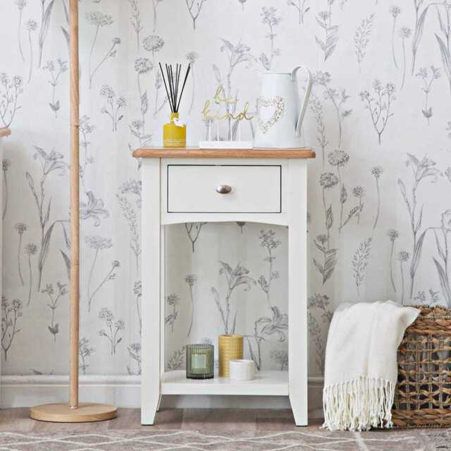 Gloucester White Painted Telephone Table
