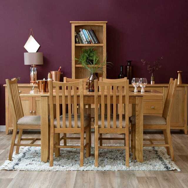 Gloucester Oak 1.2m Extending Dining Table