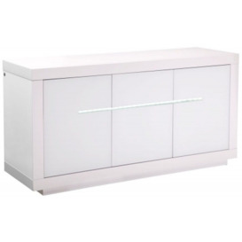 Monte High Gloss Large Sideboard with LED