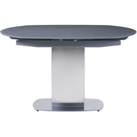 Olivia Grey Twist Motion Extending Dining Table