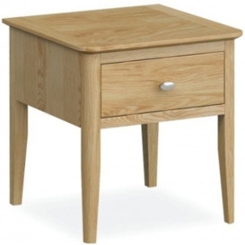 Shaker Oak Lamp Table with 1 Drawer