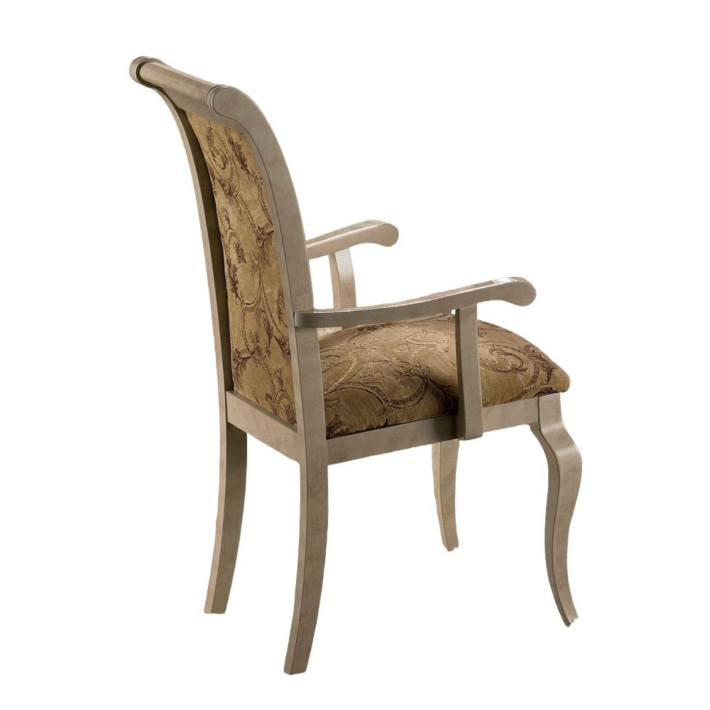 Arredoclassic Leonardo Italian Fabric Dining Armchair - image 1