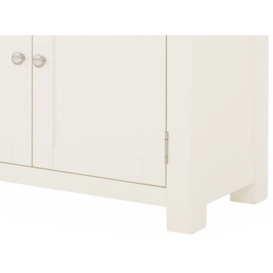 Portland Ivory White Painted 2 Door Sideboard - thumbnail 3