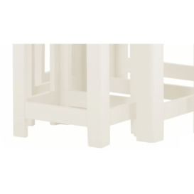 Portland Ivory White Painted Nest of 3 Tables - thumbnail 3