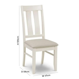 Pembroke Oak Dining Chair (Sold in Pairs) - thumbnail 2