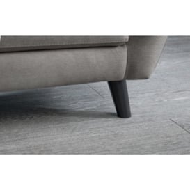 Monza Fabric 2 Seater Sofa - Comes in Grey Linen, Blue fabric and Grey Fabric Options - thumbnail 3