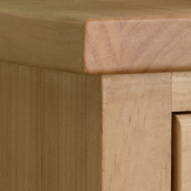 Churchill Waxed Pine Dressing Table - 3 Drawers Single Pedestal - thumbnail 3