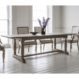 Mustique Wooden 8 Seater Extending Dining Table - thumbnail 2