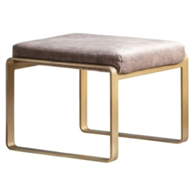 Fabien Footstool - Comes in Mineral and Ochre Options