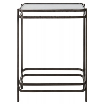 Olympia Glass Top Side Table - image 1