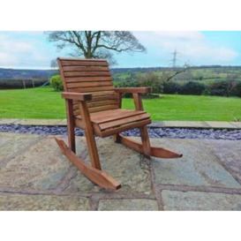 Churnet Valley Brown Outdoor Rocking Chair