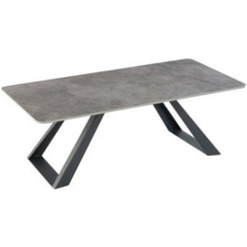 Milan Dark Grey Sintered Stone Coffee Table