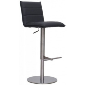 Hamilton Faux Leather Bar Stool (Sold in Pairs) - thumbnail 1