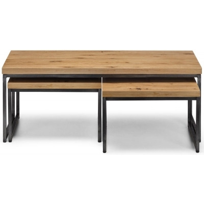 Brooklyn Rustic Nest of Coffee Tables - image 1