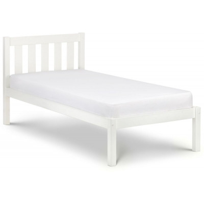 Luna Single Pine Bed - Comes in White or Dove Grey Options - image 1