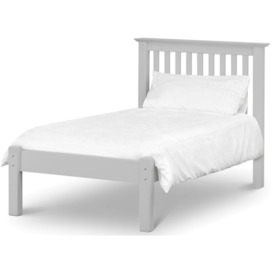 Barcelona Dove Grey Pine Bed - Comes in Single and Double Size - thumbnail 2