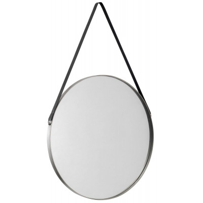 Opera Round Pewter Mirror - 60cm x 60cm - image 1