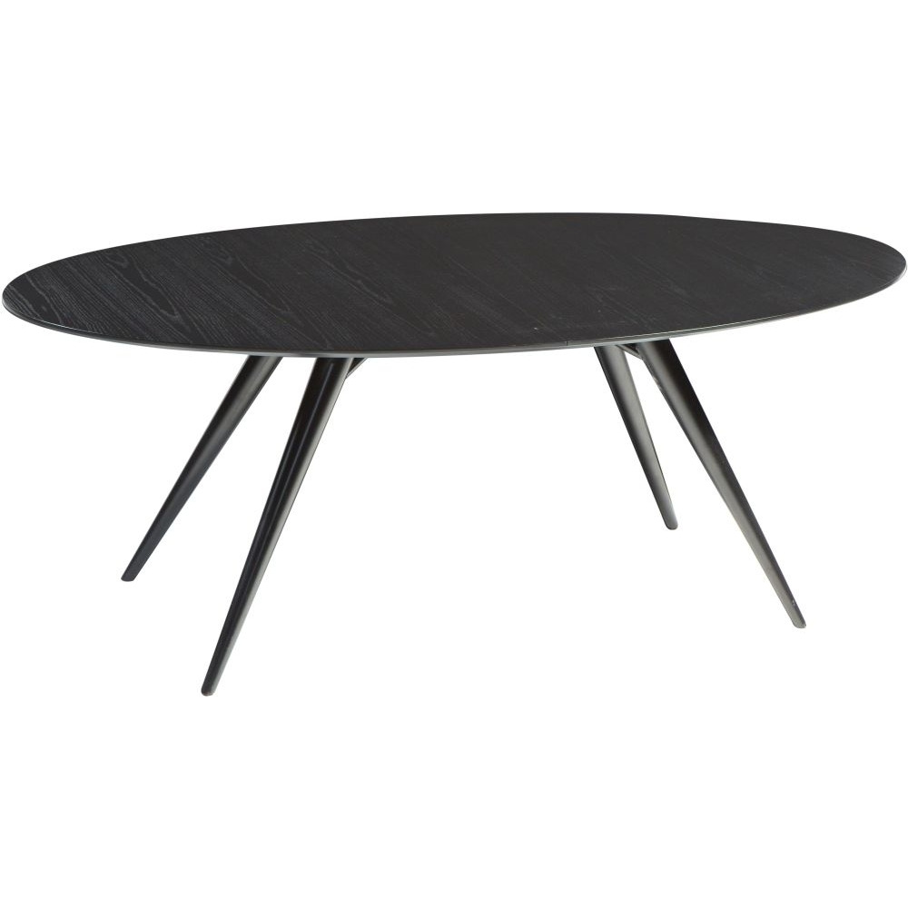 Dan Form Eclipse Black 200cm-300cm Oval Extending Dining Table - image 1