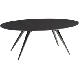 Dan Form Eclipse Black 200cm-300cm Oval Extending Dining Table - thumbnail 1
