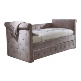 Limelight Zodiac Mink Velvet Day Bed with Guest Bed