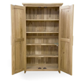 Homestyle GB Opus Oak CD and DVD Storage Cupboard - thumbnail 2