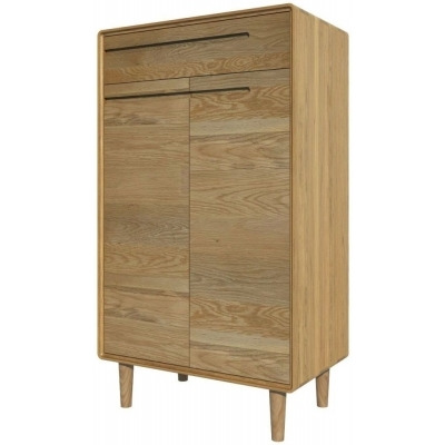 Homestyle GB Scandic Oak Shoe Cabinet - image 1