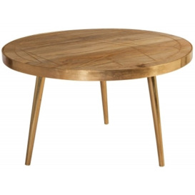 Mango Light Natural Round Coffee Table