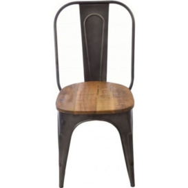 Old Empire Mango Wood Dining Chair (Sold in Pairs) - thumbnail 1