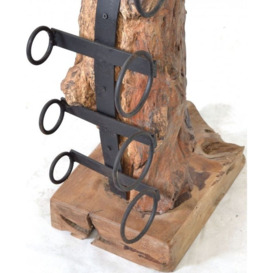 Ancient Mariner Wooden Medium Eroded Wine Rack - thumbnail 3
