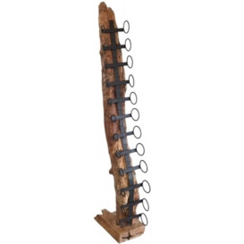 Ancient Mariner Wooden Large Eroded Wine Rack - thumbnail 1