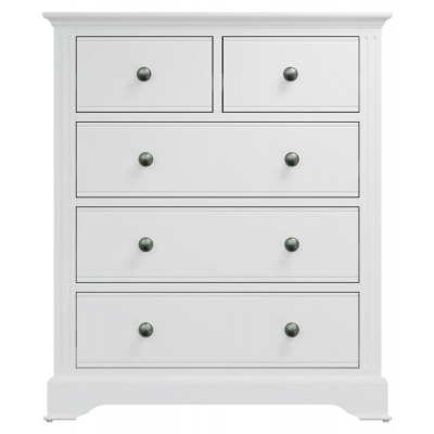 Ashby White Painted 6 Drawer Chest - image 1